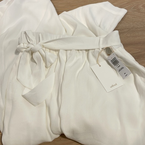 NWT Aritzia Wilfred Faun Ankle Pant in Light Birch - Picture 5 of 5